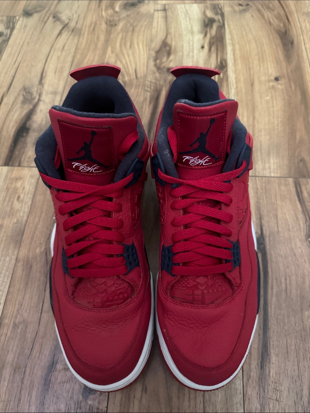 Jordan flight Red and Black Men's Basketball Sneakers size 12